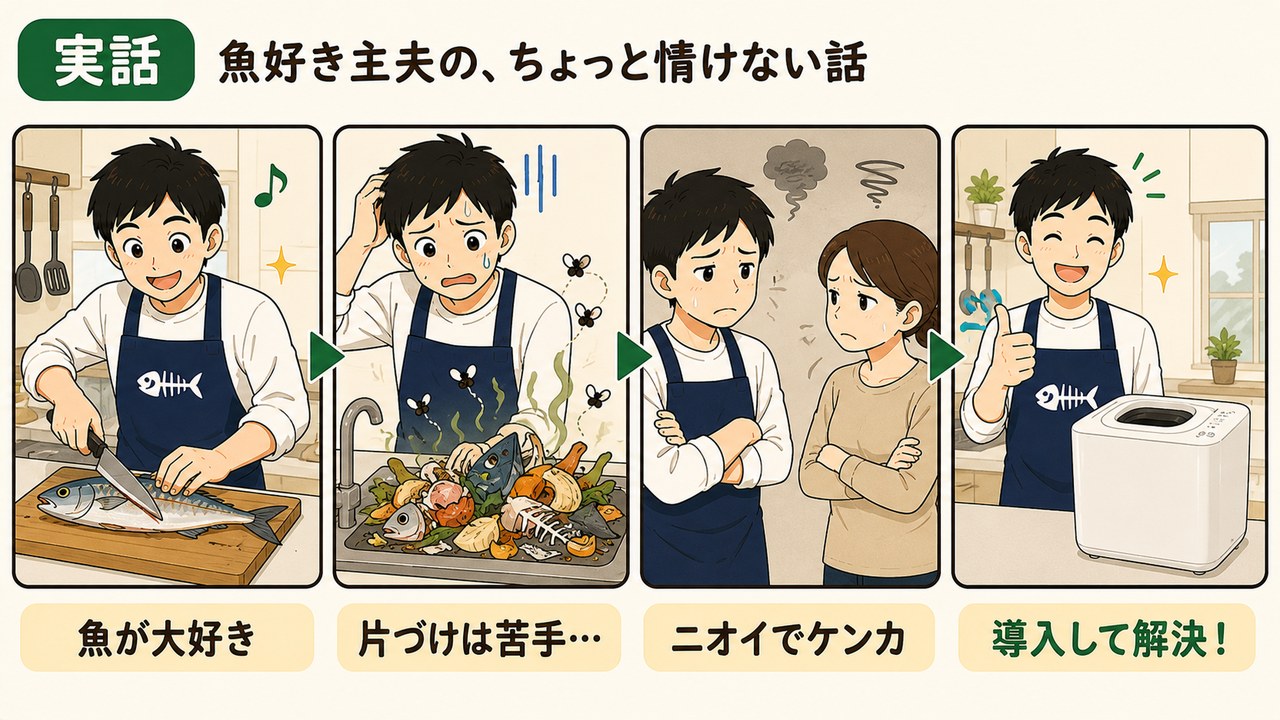 魚好き主夫アユカワの実話