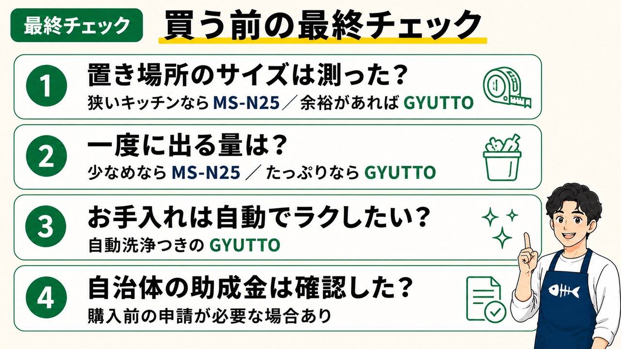 買う前の最終チェック図解