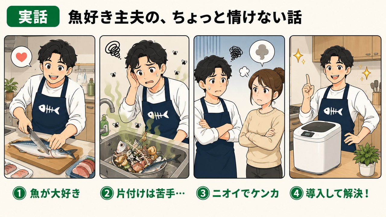 魚好き主夫アユカワの実話