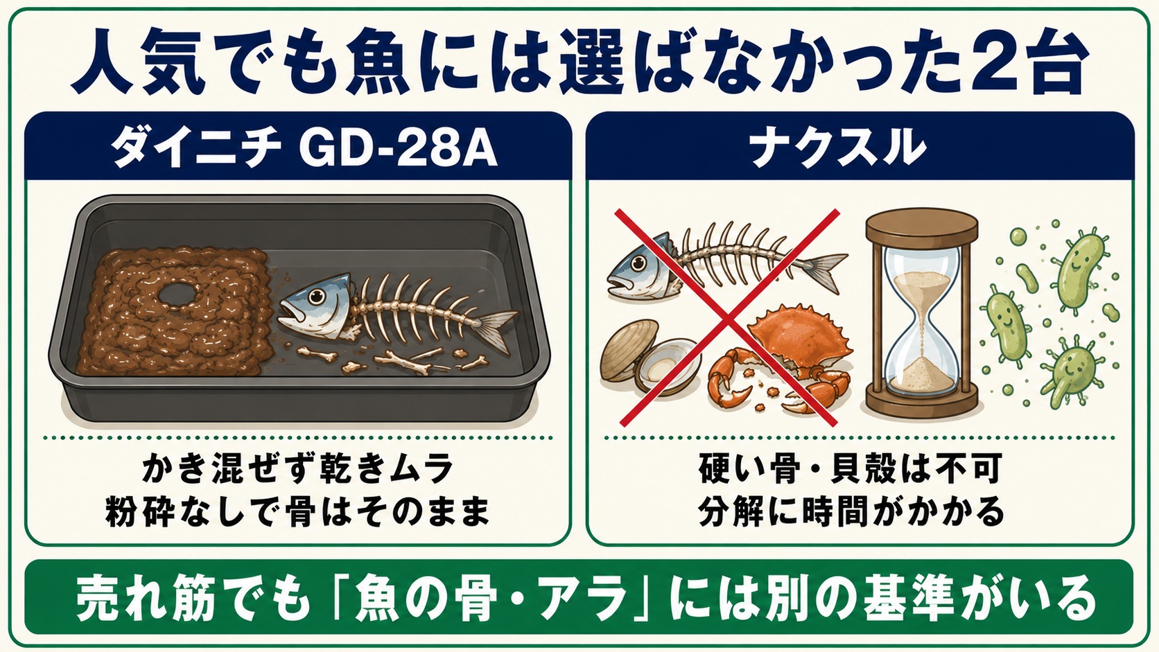 人気でも魚には選ばなかった2台（ダイニチGD-28A・ナクスル）