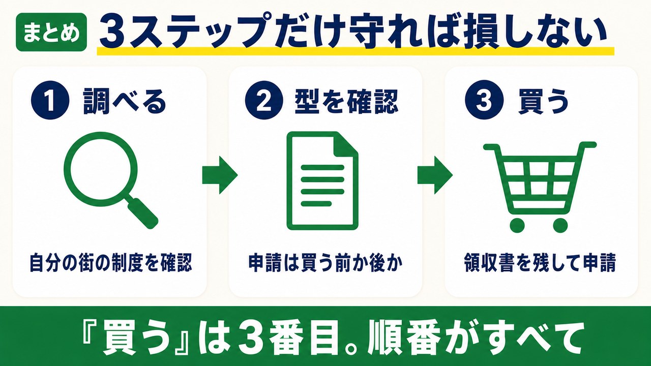 損しないための3ステップまとめ