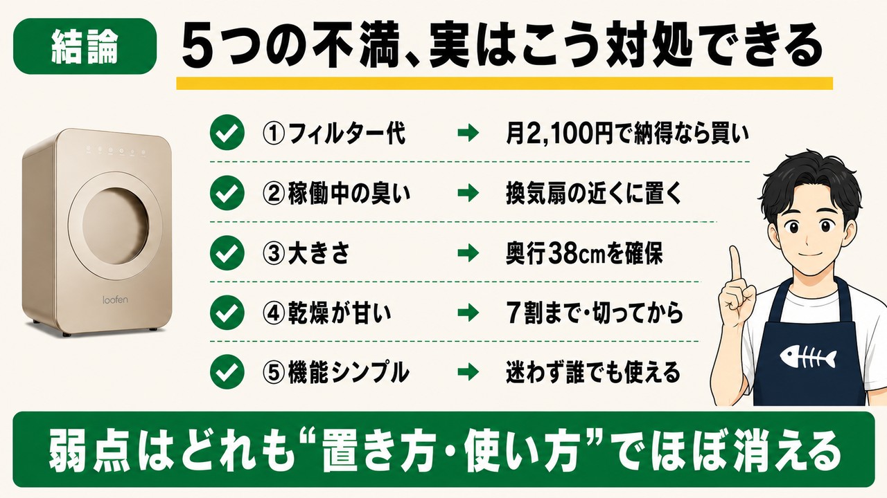 悪い口コミ5つの答え合わせ：本当のハードルは維持費と置き場所の2つ
