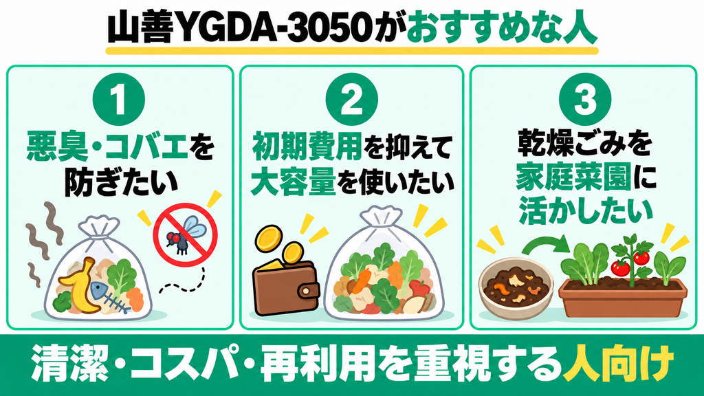 山善YGDA-3050がおすすめな人