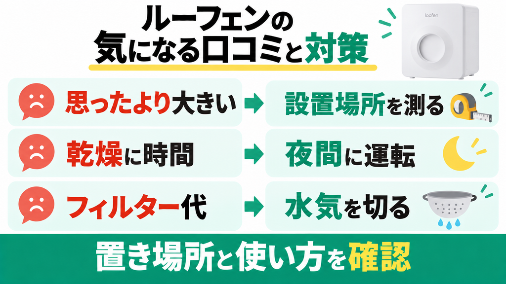 ルーフェンSLW01の気になる声と答え