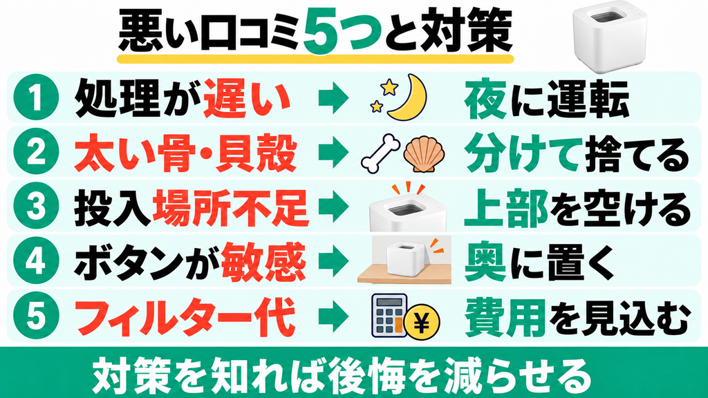 GYUTTO Ver.2.0の悪い口コミ5つと対策