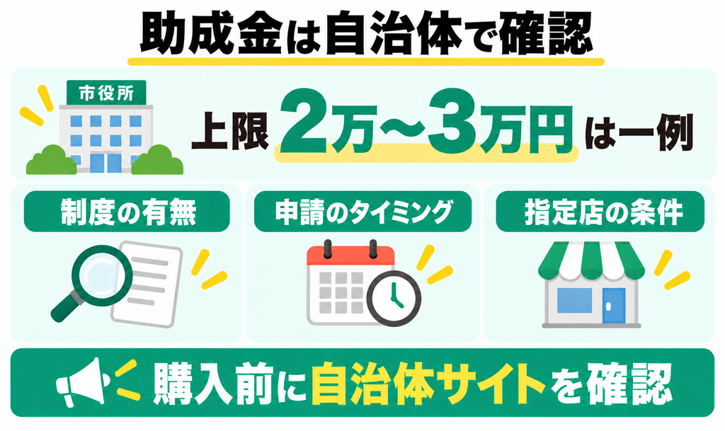 助成金で実質いくら安くなる？