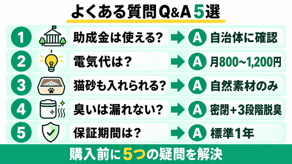 ワンニャクスルFD-020についてよくある質問Q&A