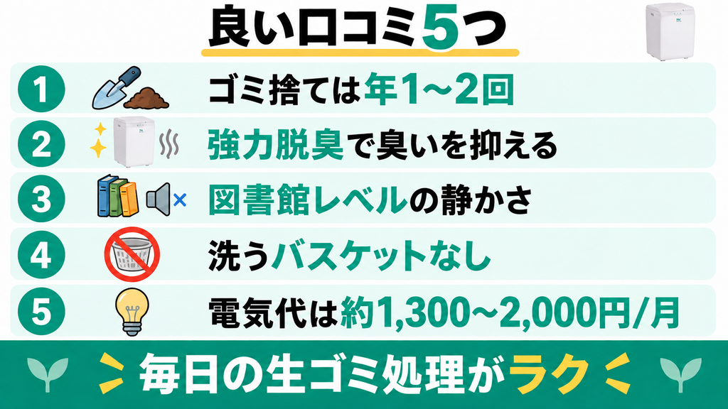 ナクスルの良い口コミ5つ