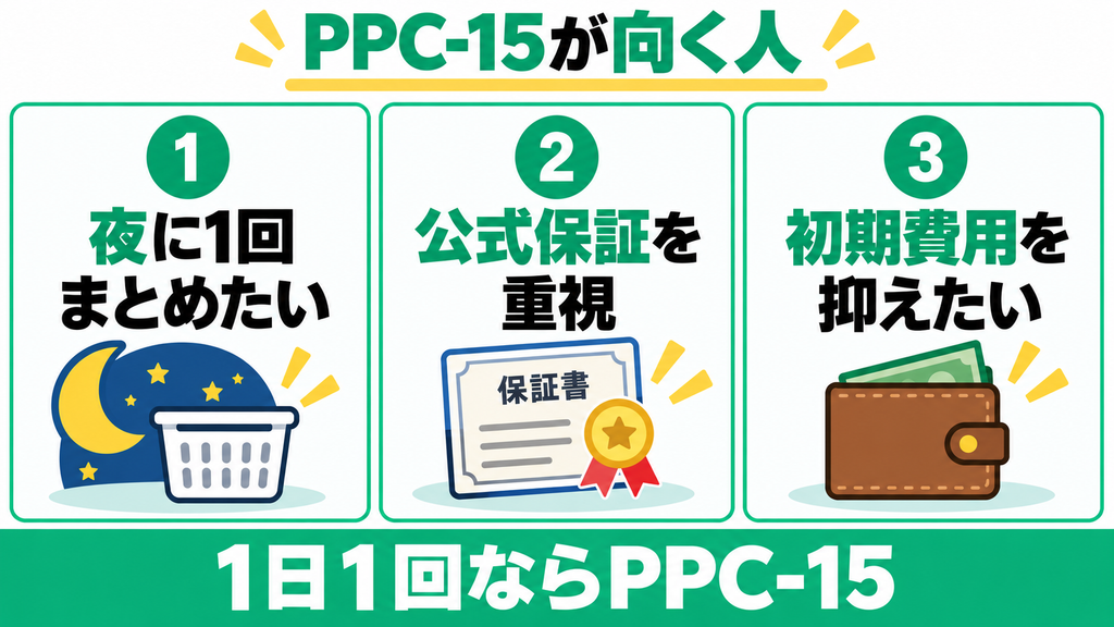 パリパリキュー PPC-15がおすすめな人
