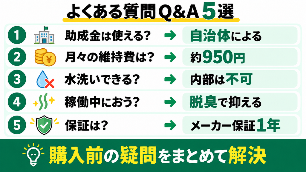 Reencle Prime RC-02についてよくある質問Q&A