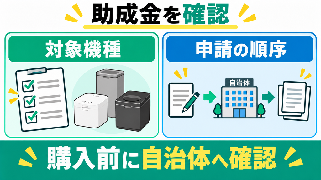 自治体の助成金や補助金は使えますか?