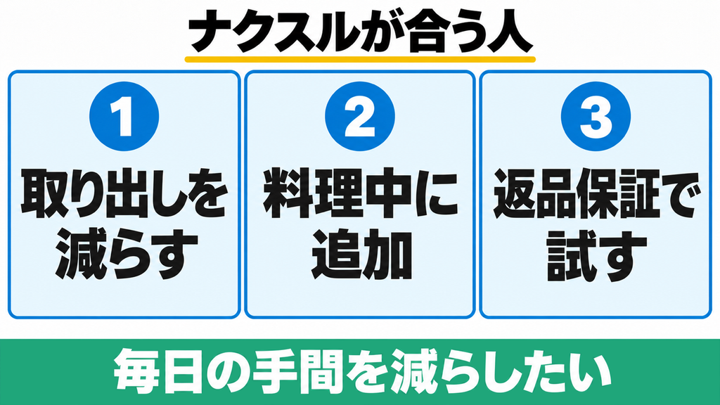 ゴミ捨ての手間や追加投入のしやすさを重視する人向けのFD-015M