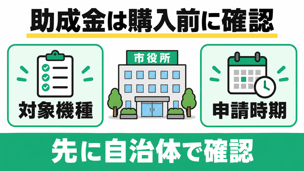 生ごみ処理機の助成金はナクスルFD-015MとワンニャクスルFD-020の購入前に自治体条件を確認