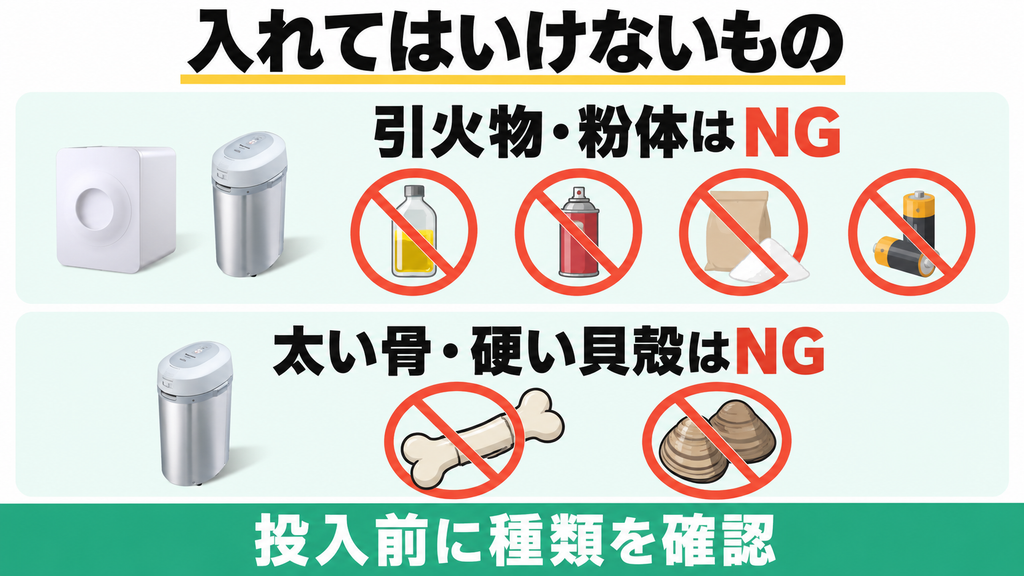 ルーフェンSLW01とパナソニックMS-N53XDの共通NG品とパナソニックの硬い骨などの注意